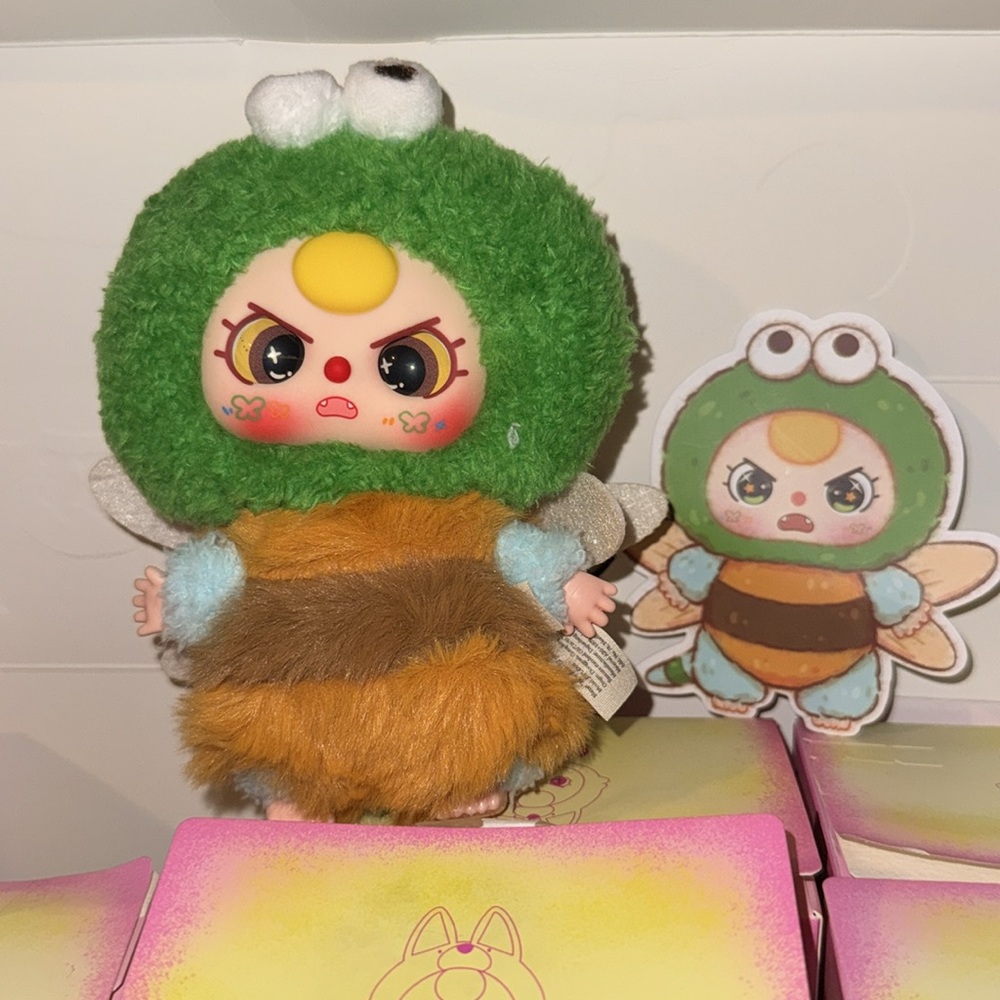 Baby Three-Elf Plush Blind Box - Dragonfly